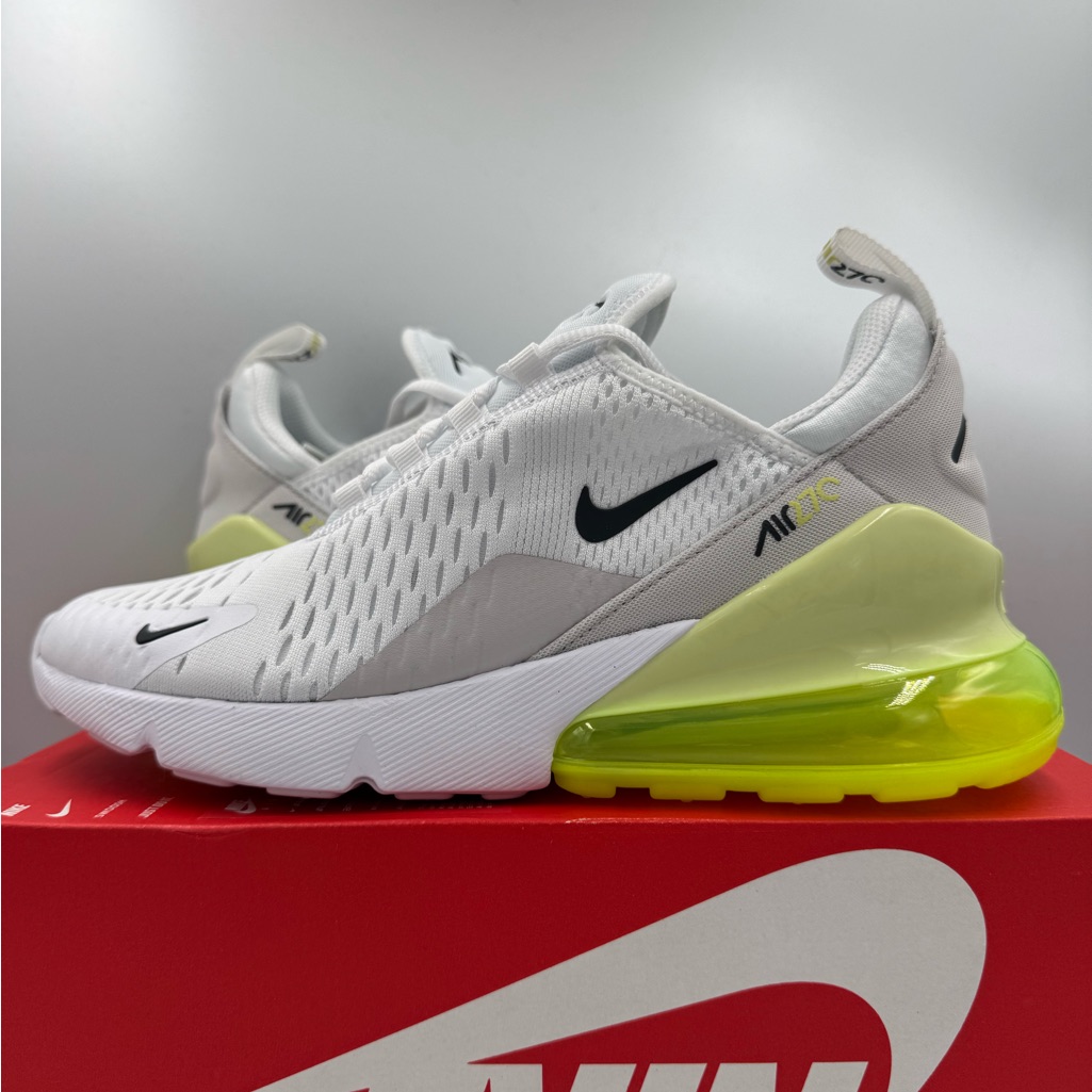 Nike Air Max 270 Gs White Limelight Brand New Multiple Sizes